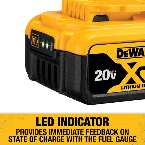  DEWALT 20V MAX XR 20V Battery, 5.0-Ah, 2-Pack (DCB205-2)