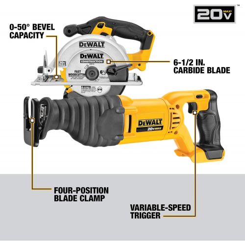  DEWALT 20V (DCK940D2) Max Cordless Drill Combo Kit, 9-Tool