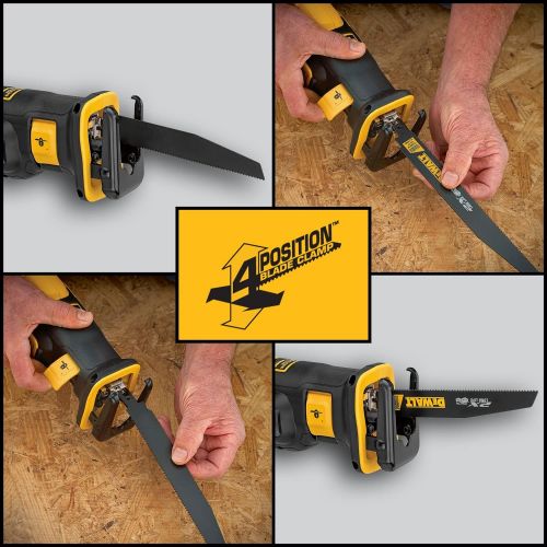  DEWALT 20V MAX XR Reciprocating Saw, Compact, Tool Only (DCS367B)