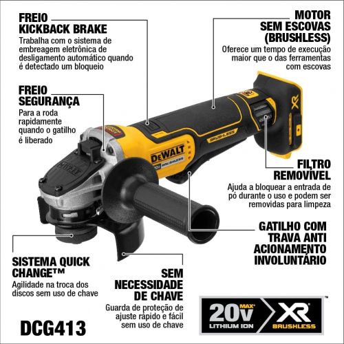  DEWALT DCG413B 20V MAX Brushless Cut Off Tool/Grinder (Tool Only)