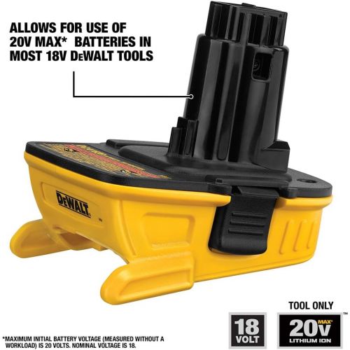  DEWALT 18v to 20v Adapter - Bare (DCA1820)