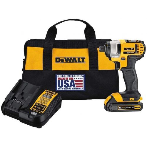  DEWALT 20V MAX Impact Driver Kit, 1/4-Inch (DCF885C1)