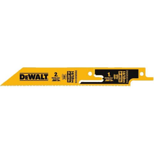  DEWALT DWABK461418 6 BREAKAWAY Reciprocating Saw Blades