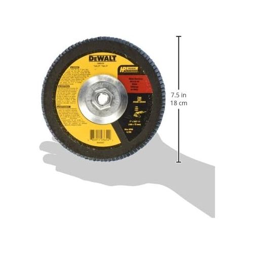  DEWALT DW8376 7-Inch by 5/8-Inch-11 40g Type 27 HP Flap Disc