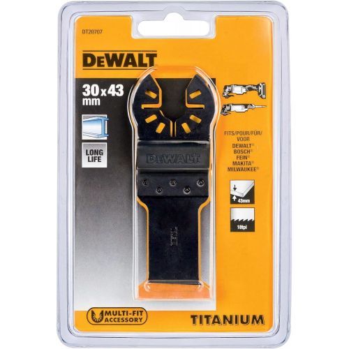  Dewalt DT20707-QZ Multi-Tool metal saw Blade, 43 x 30mm