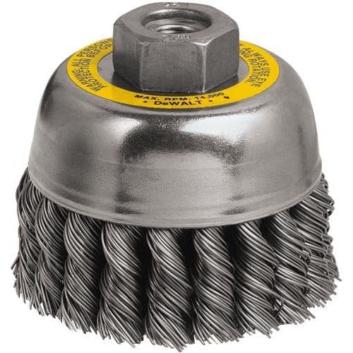 DEWALT DW49156 5-Inch by 5/8-Inch-11 XP .014 Stainless Crimp Wire Cup Brush