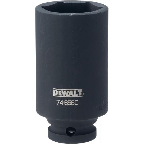  DEWALT DWMT74658OSP 6 Point 1/2 Drive Deep Impact Socket 1-1/4 SAE