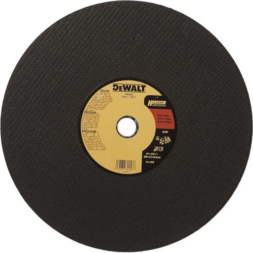  DEWALT DW8020 Metal Port Saw Cut-Off Wheel, 14-Inch X 1/8-Inch X 1-Inch