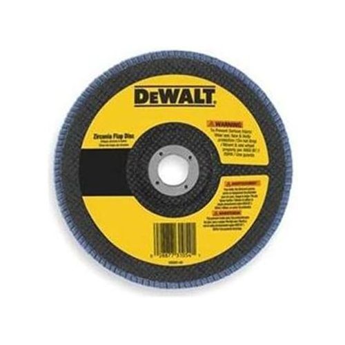  DEWALT DWA8218H 7-Inch by 5/8-Inch-11 80 Grit Zirconia T27 Flap Disc