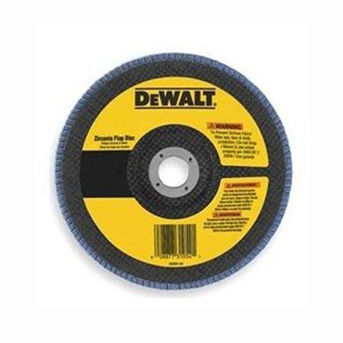  DEWALT DWA8218H 7-Inch by 5/8-Inch-11 80 Grit Zirconia T27 Flap Disc