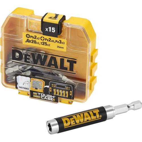  Dewalt DT7151116Sets Kit Screwdriver Bits and Telescopic Magnet Holder Inserts with 25mmPh2x PZ2, PZ3x 6, 2x 3, T20x 2, T25x 2