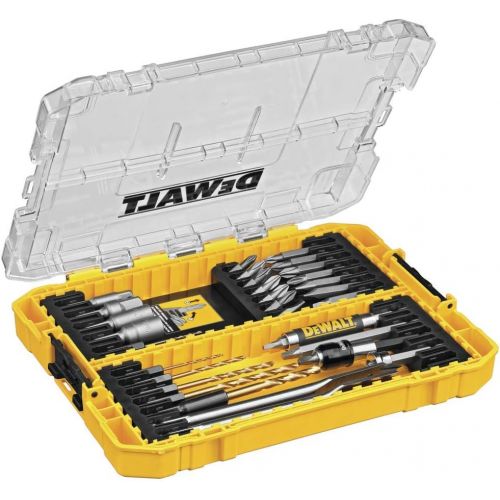  DEWALT Drill Bit Set / Screwdriver Set, Rapid Load, 32-Piece (DWAMF1232RL),Yellow