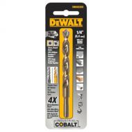 DEWALT DW1228 7/16-Inch Cobalt 3/8-Inch Reduced Shank Split Point Twist Drill Bit