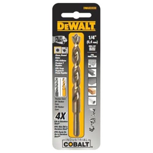  DEWALT DW1228 7/16-Inch Cobalt 3/8-Inch Reduced Shank Split Point Twist Drill Bit