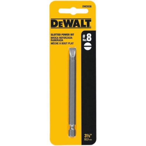  DEWALT DW2038 #8 Slotted Power Bit