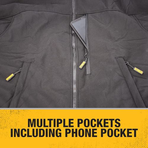  DEWALT DCHJ060A Heated Soft Shell Jacket Kit with 2.0Ah Battery & Charger