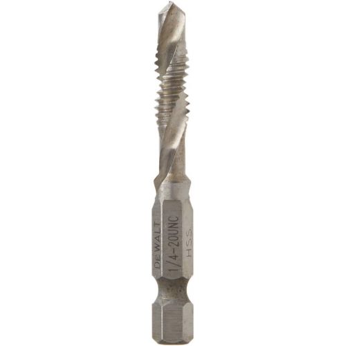  DEWALT Drill Tap, UNC, 1/4-Inch (DWADT1420)