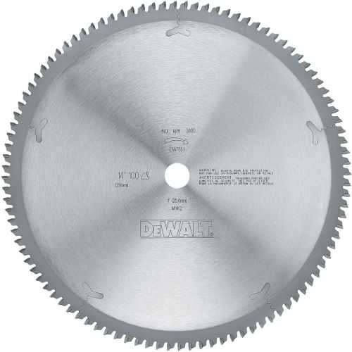  DeWalt DW7651 14-Inch X 100T X 5-Degree ATBplusR Ultra Miter TK