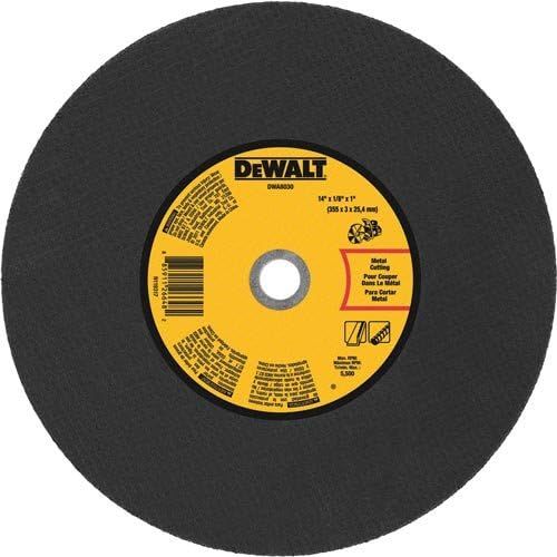  DEWALT DWA8030 Metal Port Saw Cut-Off Wheel, 14-InchX 1/8 X 1-Inch