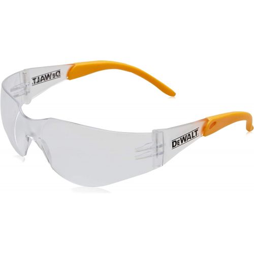  Dewalt DPG54-1D Protector Clear High Performance Lightweight Protective Safety Glasses with Wraparound Frame