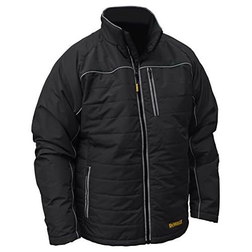  DEWALT DCHJ075D1-L Quilted Heated Work Jacket, Large, Black