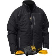 DEWALT 20V MAX XR Lithium Ion Quilted Heated Work Jacket with Battery Kit