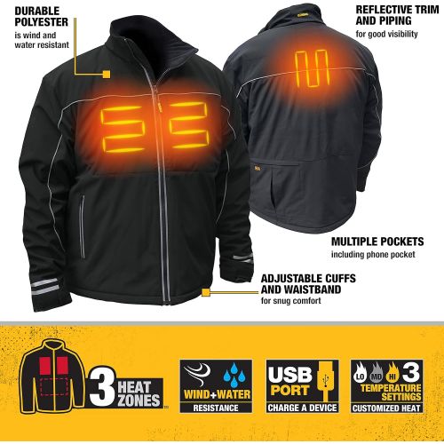  DEWALT DCHJ072 Heated Lightweight Soft Shell Jacket