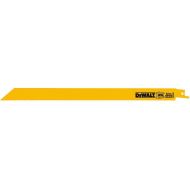 DEWALT DW4846B25 8-Inch 10/14 TPI Straight Back Bi-Metal Reciprocating Saw Blade (25-Pack)