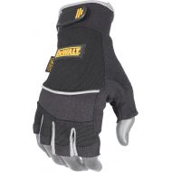 DeWalt DPG230L Technicians Fingerless Synthetic Leather Glove, Large