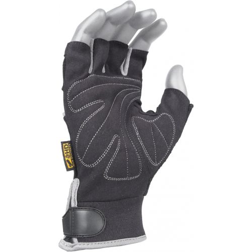  DeWalt DPG230L Technicians Fingerless Synthetic Leather Glove, Large