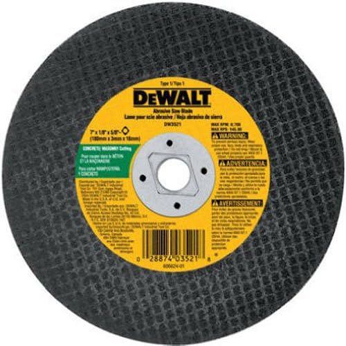  DEWALT DW3521 7-Inch X 1/8-Inch Masonry Abrasive Blade