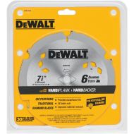 DEWALT DW3193 7-1/4-Inch 6 Tooth PCD Diamond Fiber Cement Saw Blade with 5/8-Inch and Diamond Knockout Arbor