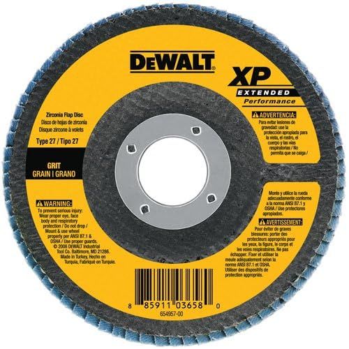  DEWALT DW8257 4-1/2-Inch by 5/8-Inch-11 120g XP Flap Disc