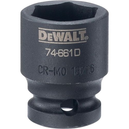  DEWALT 1/2 Drive Impact Socket 6 PT 13MM