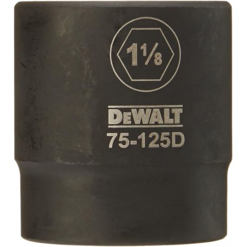  DEWALT 6 PT 1/2 Drive Impact Socket 1-1/8IN SAE