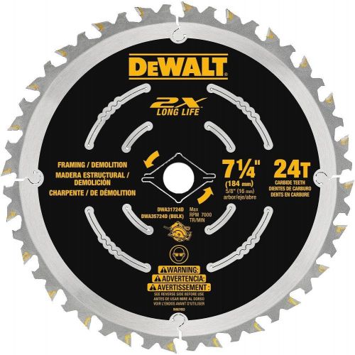  DEWALT DWA35724DB10 Demolition Saw Blade (10 Pack), 7-1/4