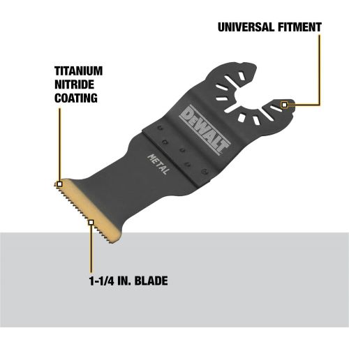  DEWALT Oscillating Tool Blade, Titanium, Metal Cutting (DWA4209)