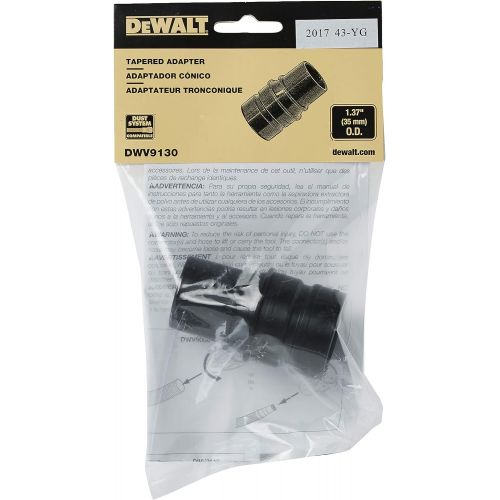  DEWALT DWV9130 35mm Tool Adapter,Black