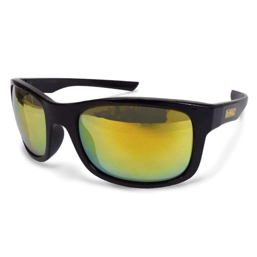  DEWALT DPG107 Supervisor Premium Safety Eyewear - Black Frame - Yellow Mirror Lens