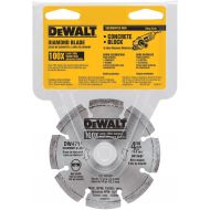 DEWALT DW4711 Industrial 4-Inch Dry Cutting Segmented Diamond Saw Blade with 5/8-Inch or 7/8-Inch Arbor