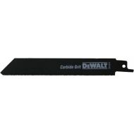 Visit the DEWALT Store DEWALT Reciprocating Saw Blade, Carbide-Coated, Coarse, 6-Inch, 5-Pack (DW4844),Black