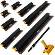 DEWALT Ultimate Drywall Skimming Blade Set | Pro-Grade | Extruded Aluminum & European Stainless Steel Construction | High-Impact End Caps | 3-445