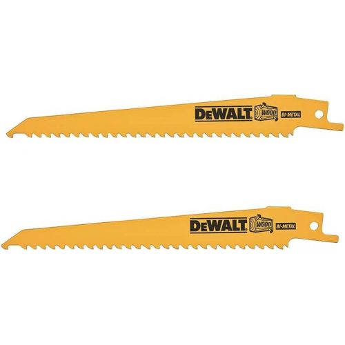  Dewalt DW4848 9 5/8 TPI Wood Cutting Reciprocating Saw Blades