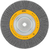 DEWALT Wire Wheel, 10-Inch, Crimped, 3/4-Inch Arbor, Wide Face, .014-Inch (DW4908)