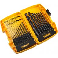 DEWALT DW1167 17-Piece Black-Oxide Split-Point Twist Drill Bit Assortment