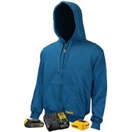 DEWALT DCHJ069C1 20V MAX Unisex Blue Fleece Heated Hoodie