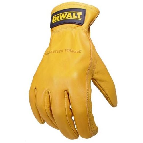 Dewalt DPG31L Grain Goat Skin Driver Work Glove with Keystone Thumb, Large,Multi