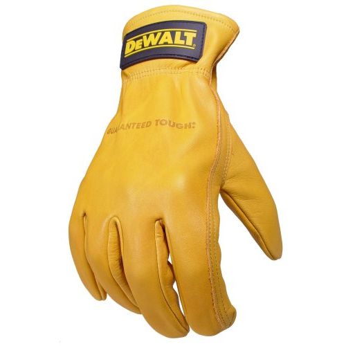  Dewalt DPG31L Grain Goat Skin Driver Work Glove with Keystone Thumb, Large,Multi