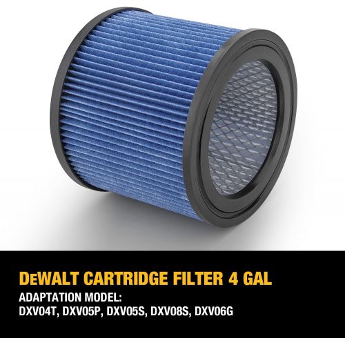  DeWalt DXVC4002 High Efficiency Cartridge Filter- 4 gallon