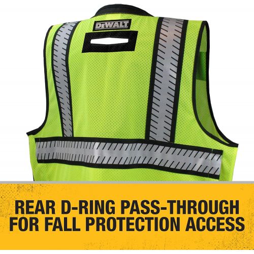  DEWALT DSV521-XL Class 2 Heavy Duty Surveyor Vest, X-Large, Multi, One Size